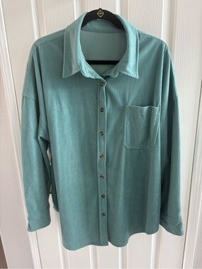 Astylish | Corduroy Casual Long Sleeve | Sz 2X